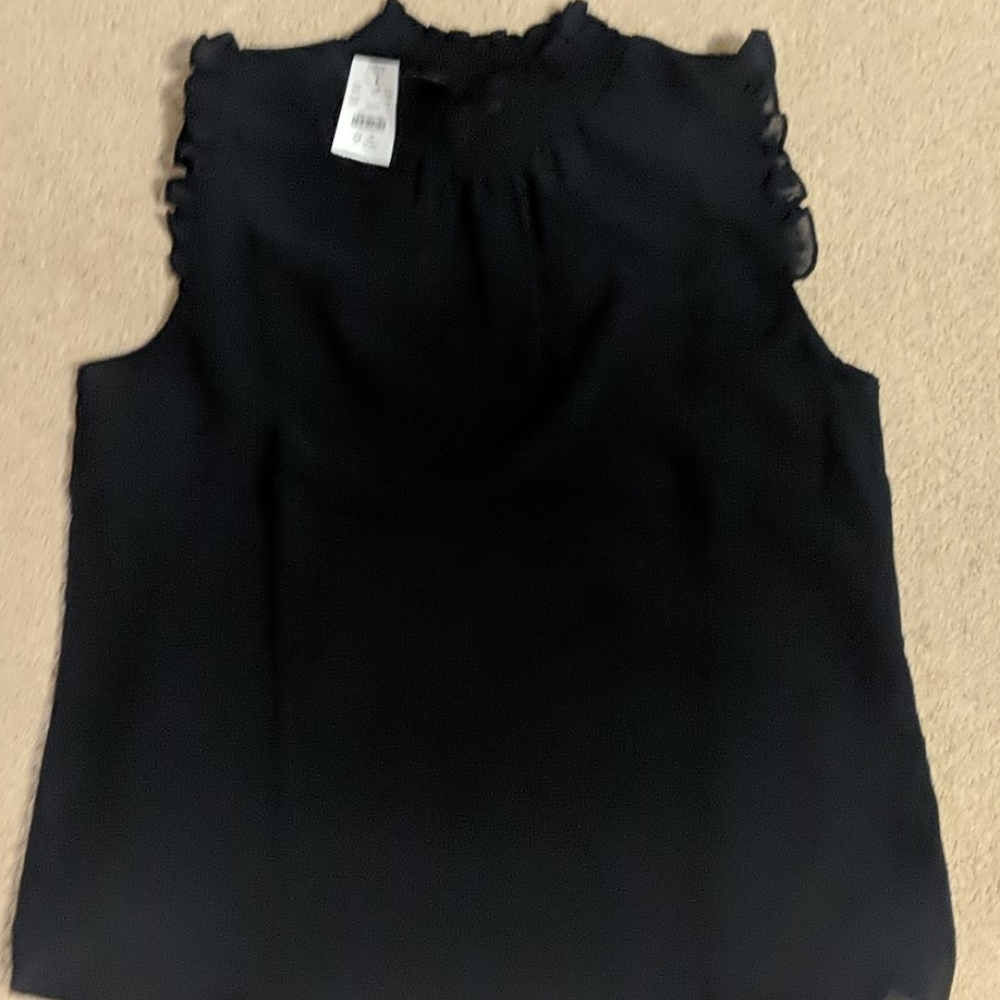 J Crew Factory Navy Mockneck Tank